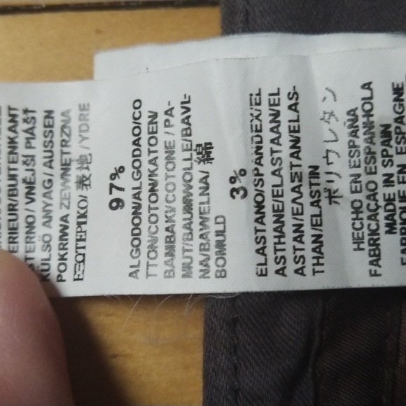 ZARA stretch cotton slit bottom work style dress pant size 6 in new like - Picture 5 of 6